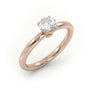 Exquisite Solitaire Diamond Engagement Ring — Rose Gold