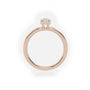 Exquisite Solitaire Diamond Engagement Ring — Rose Gold