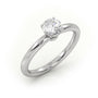 Exquisite Solitaire Diamond Engagement Ring — White Gold