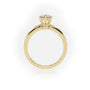 Round Cut 6 Prongs Solitaire Engagement Ring — Yellow Gold