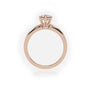 Round Cut 6 Prongs Solitaire Engagement Ring — Rose Gold