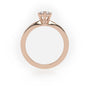Round Cut 6 Prongs Solitaire Engagement Ring — Rose Gold