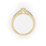 Round Cut Diamond Solitaire Ring — Yellow Gold