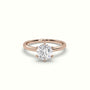 Solitaire Round 6 Prong Splendor Diamond Ring — Rose Gold