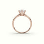 Solitaire Round 6 Prong Splendor Diamond Ring — Rose Gold