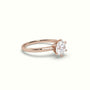 Solitaire Round 6 Prong Splendor Diamond Ring — Rose Gold