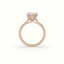6-Prong Solitaire Round Diamond Engagement Ring — Rose Gold