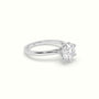 6-Prong Solitaire Round Diamond Engagement Ring — White Gold