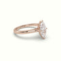 Marquise Solitaire Diamond Engagement Ring — Rose Gold