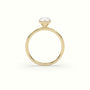 Pear Diamond Solitaire Engagement Ring — Yellow Gold