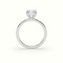 Radiant Cut Diamond Solitaire Engagement Ring — White Gold