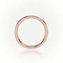 Round Cut Channel Set Eternity Band — Rose Gold