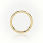 Round Cut Channel Set Eternity Band — Yellow Gold