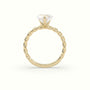 Heart Cut Diamond Solitaire Engagement Ring — Yellow Gold