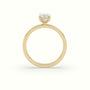 Marquise Cut Hidden Halo Engagement Ring — Yellow Gold
