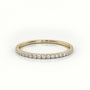Round Diamonds Eternity Diamond Wedding Band — Yellow Gold
