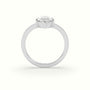 Marquise Solitaire Engagement Ring — White Gold