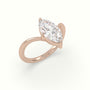 Marquise Solitaire Engagement Ring — Rose Gold