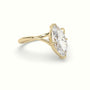 Marquise Solitaire Engagement Ring — Yellow Gold