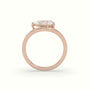 Pear Diamond Solitaire Engagement Ring — Rose Gold