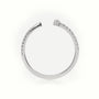 Marquise Cut Diamond 2 Prongs Open Pave Setting Ring — White Gold
