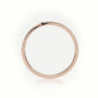 Round Cut Diamond Pave Setting Wrap Designer Ring — Rose Gold