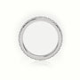 Round Cut Pave Setting Eternity Wedding Band — White Gold