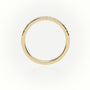 Round Cut Diamonds Scallop-Setting Eternity Wedding Band — Yellow Gold