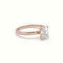 Cushion Solitaire Engagement Ring — Rose Gold