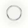 Round-Cut Diamonds Channel Setting Eternity Wedding Band — White Gold