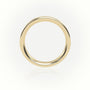 Round-Cut Diamonds Channel Setting Eternity Wedding Band — Yellow Gold