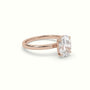 Oval Solitaire Engagement Ring — Rose Gold