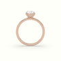Oval Solitaire Engagement Ring — Rose Gold
