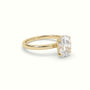 Oval Solitaire Engagement Ring — Yellow Gold
