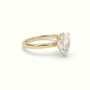 Pear Solitaire Engagement Ring — Yellow Gold