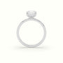 Princess Solitaire Engagement Ring — White Gold