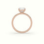 Princess Solitaire Engagement Ring — Rose Gold