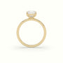 Princess Solitaire Engagement Ring — Yellow Gold