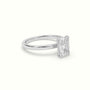Radiant Solitaire Engagement Ring — White Gold