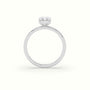 Radiant Solitaire Engagement Ring — White Gold
