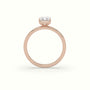 Radiant Solitaire Engagement Ring — Rose Gold