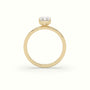 Radiant Solitaire Engagement Ring — Yellow Gold