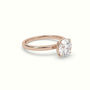 Round Solitaire Engagement Ring — Rose Gold
