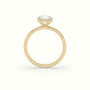 Round Solitaire Engagement Ring — Yellow Gold