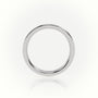 Round Cut Channel Set Eternity Band — White Gold