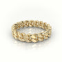 Cuban Plain Ring 5Mm — Yellow Gold