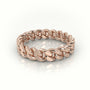 Cuban Plain Ring 5Mm — Rose Gold