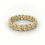 Cuban Diamonds Ring 5Mm — Yellow Gold