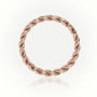 Cuban Diamonds Ring 5Mm — Rose Gold