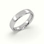 Classic Profile E Wedding Ring — White Gold